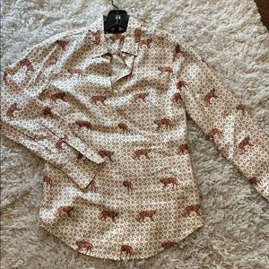 JCrew 00 silk long sleeve blouse